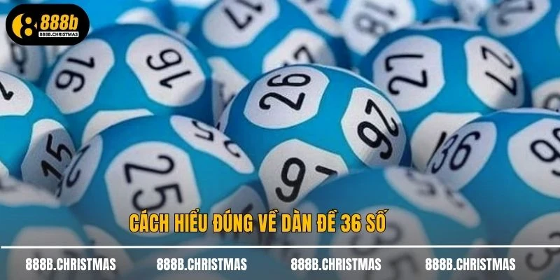 Cách hiểu đúng về dàn đề 36 số