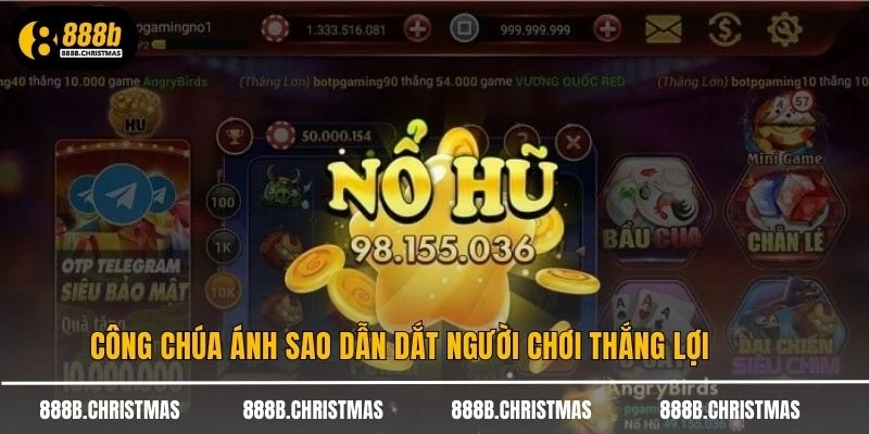 Công chúa ánh sao dẫn dắt người chơi thắng lợi