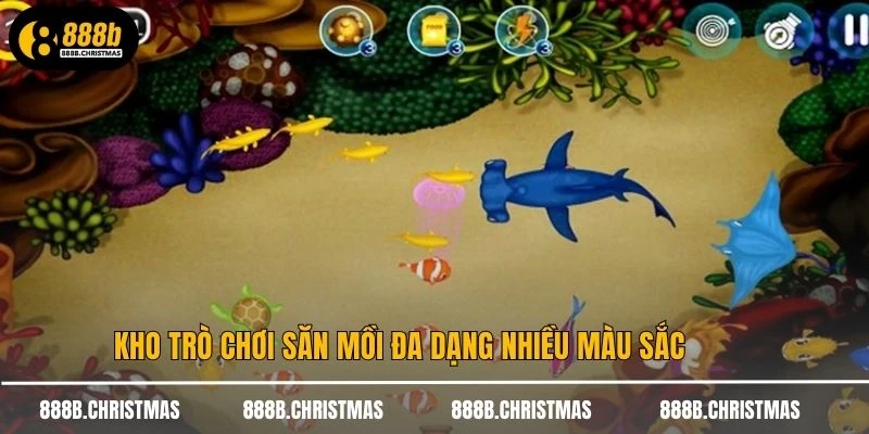 Kho trò chơi săn mồi đa dạng nhiều màu sắc